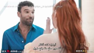 يشعر شريك آبي بجنون بعد أن شاهد بزازي الكبيرة وهي تهتز أمام اعينه ولم يسيطر على قضيبه من الانتصاب وصورني وقضيبه بداخل كسي الكبير - سكس مترجم
