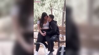 تحرش في الجنينة مصري مع شرموطة هايجه