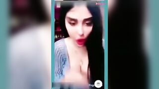 فيديو جورجينا درويش تلعب في بزازها الحليون