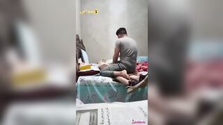 مصري زانق اخته في الاوضة وعايز ينيكها غصب