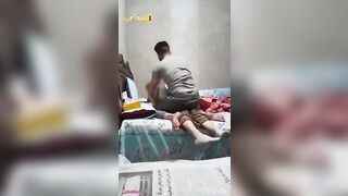 مصري زانق اخته في الاوضة وعايز ينيكها غصب
