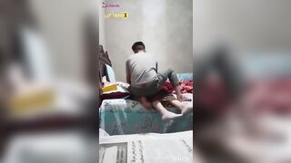 مصري زانق اخته في الاوضة وعايز ينيكها غصب